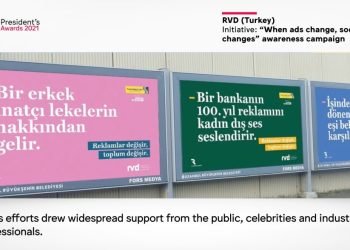 “Reklamlar değişir, toplum değişir” kampanyası WFA Başkan Ödülü’ne layık görüldü