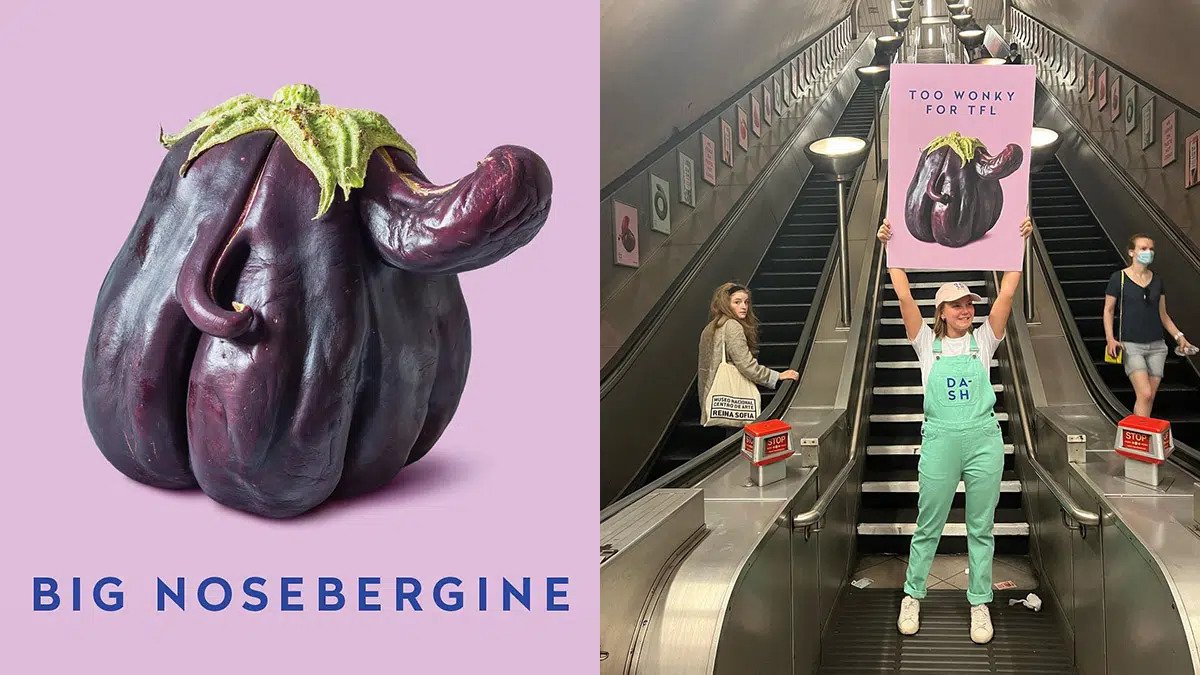 Londra’da patlıcan reklamı “müstehcen” olduğu için yasaklandı