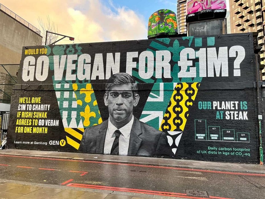 İngiltere başbakanından bir aylığına vegan olmasını isteyen kampanya