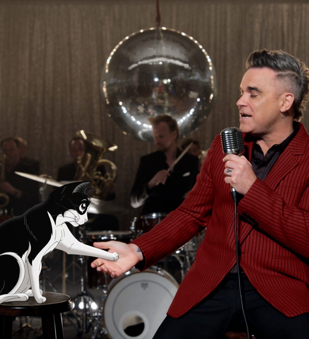 Purina’nın yeni kampanyasında başrol Felix ve Robbie Williams’ın