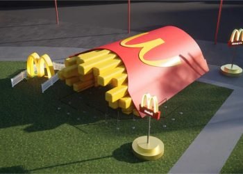 McDonald’s Avusturalya’da patates kızartması şeklinde Pop-up restoran açtı