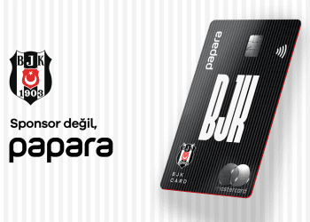 Papara, Beşiktaş taraftarlarına özel BJK Card’ı kullanıma sundu 