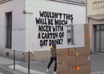 Oatly perspektif gösterileriyle duvar resimlerini hackledi