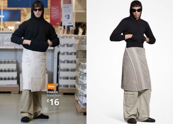 IKEA, Balenciaga’nın sıra dışı havlu eteğini ti’ye aldı