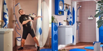 IKEA duşta ısınmayı beklerken akan suyu toplayan özel bir kova tanıttı