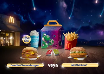Süper Mario galaksisi McDonald’s menülerinde