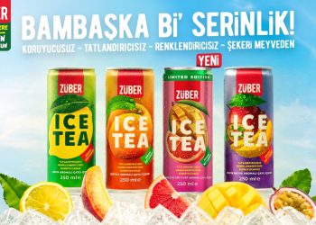 Züber Ice Tea ailesi yeni yaz lezzetiyle genişledi