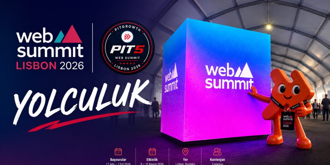 PitGrowth, Web Summit Lisbon 2026 için 5 girişim seçecek