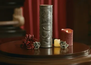 Pringles’tan ölümüne marka sadakati: Cips kutusunu cenaze vazosuna dönüştürdü